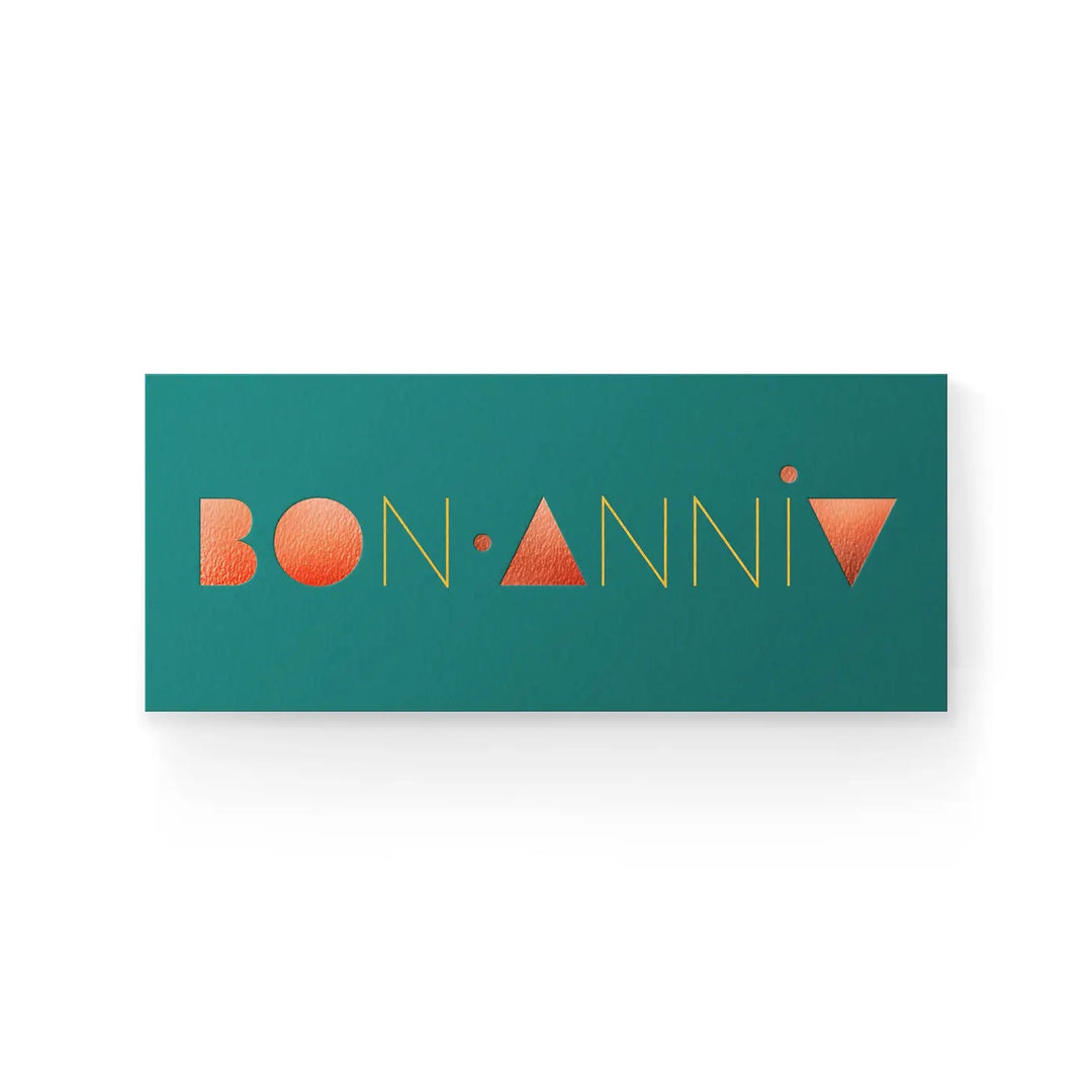 Bon Anniv Folded Card