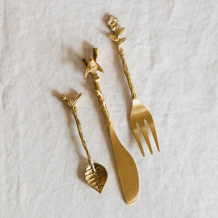 Brass Hors d'Oeuvres Utensils