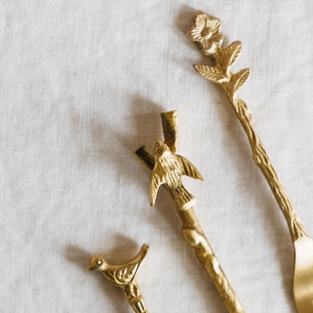 Brass Hors d'Oeuvres Utensils