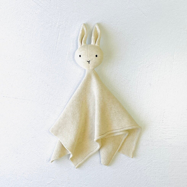 Bunny Mommy & Me Baby Blanket & Lovey Gift SET (Organic)