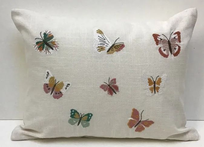 Butterflies Throw Pillow