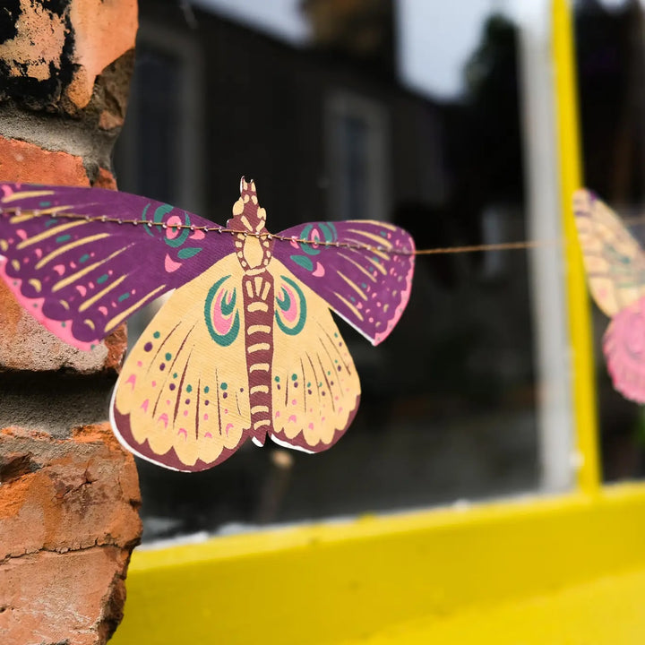 Colorful Butterflies Garland