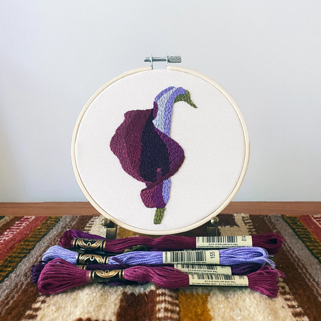 DIY Embroidery Kit- Calla Lily