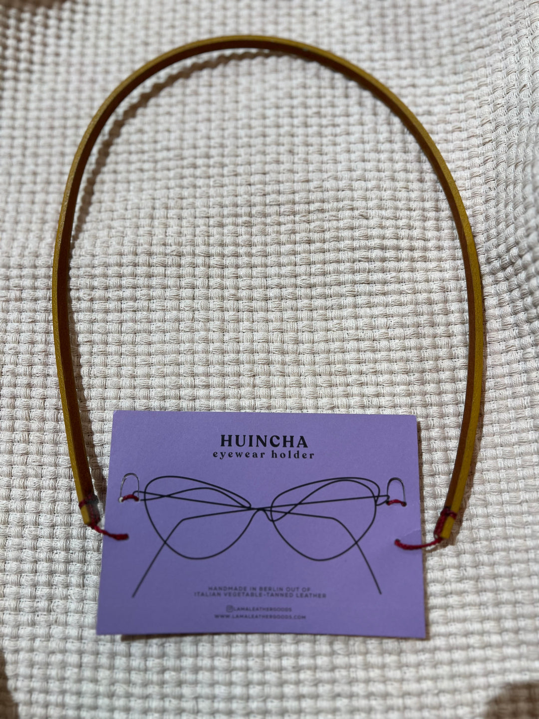 Huincha Eyewear Holder- Caramel