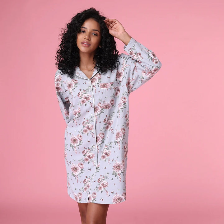 Carolyn Flannel Nightshirt