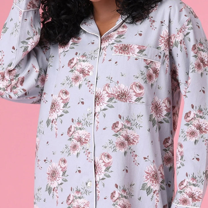 Carolyn Flannel Nightshirt