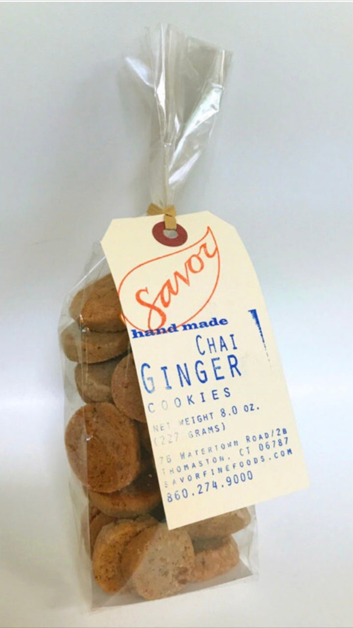 Savor Chai Ginger Cookies