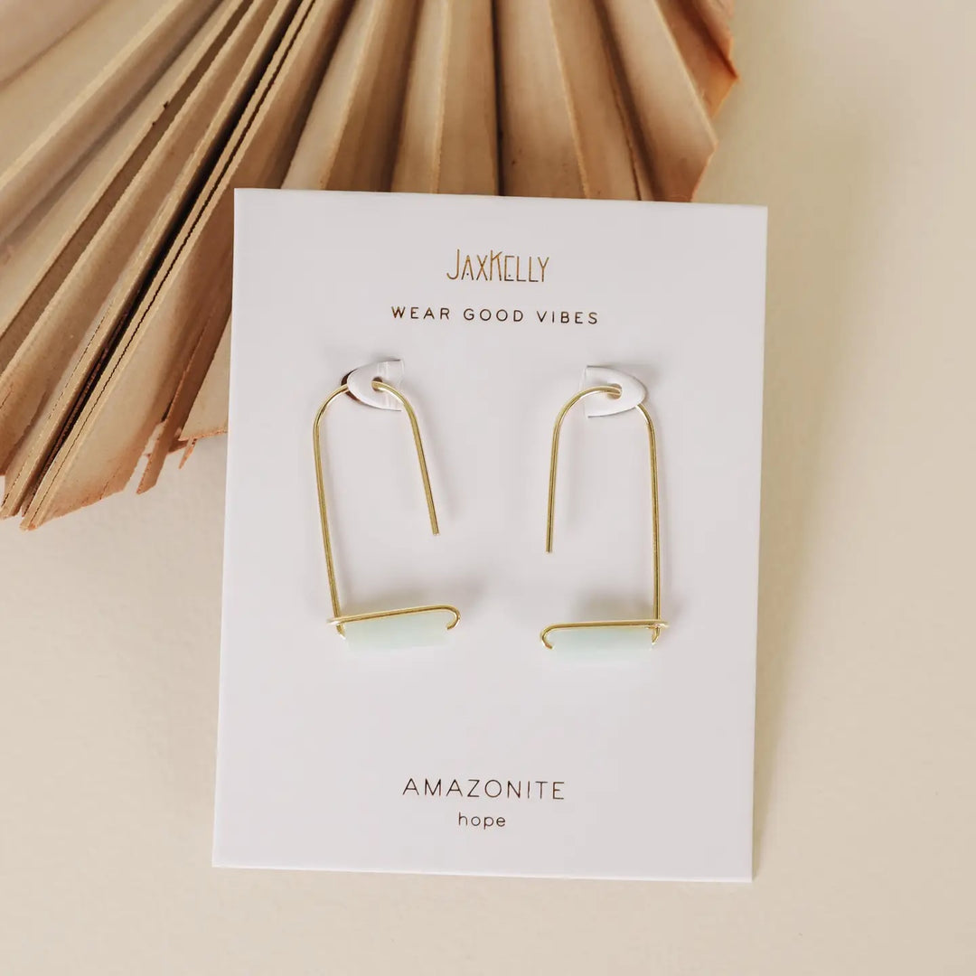 Drop Earring-Amazonite