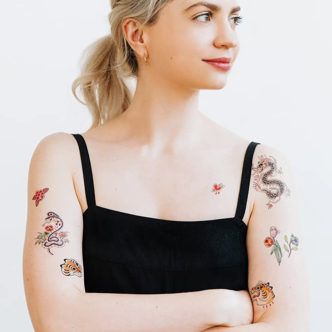 Fierce & Friendly Tattoo Set