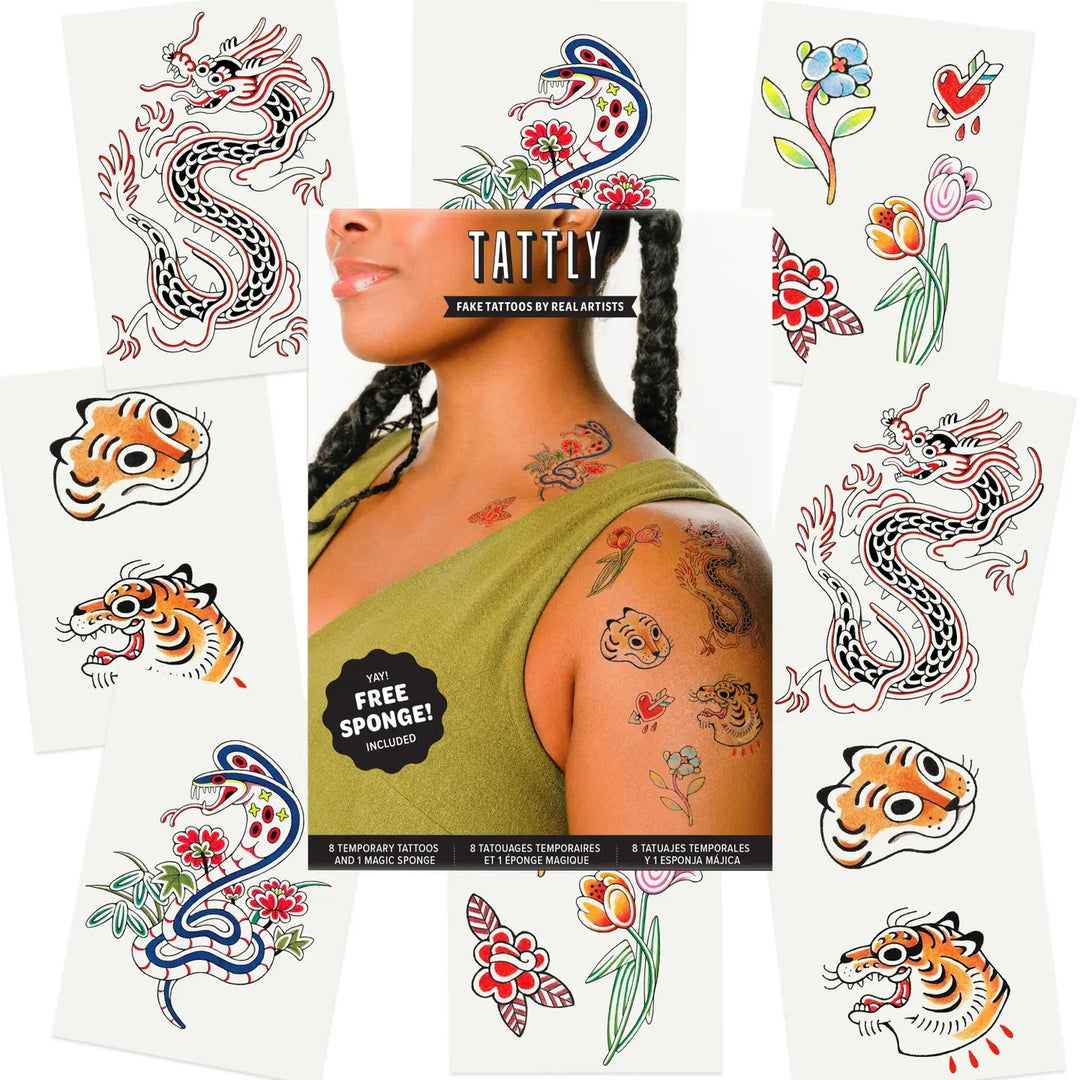 Fierce & Friendly Tattoo Set