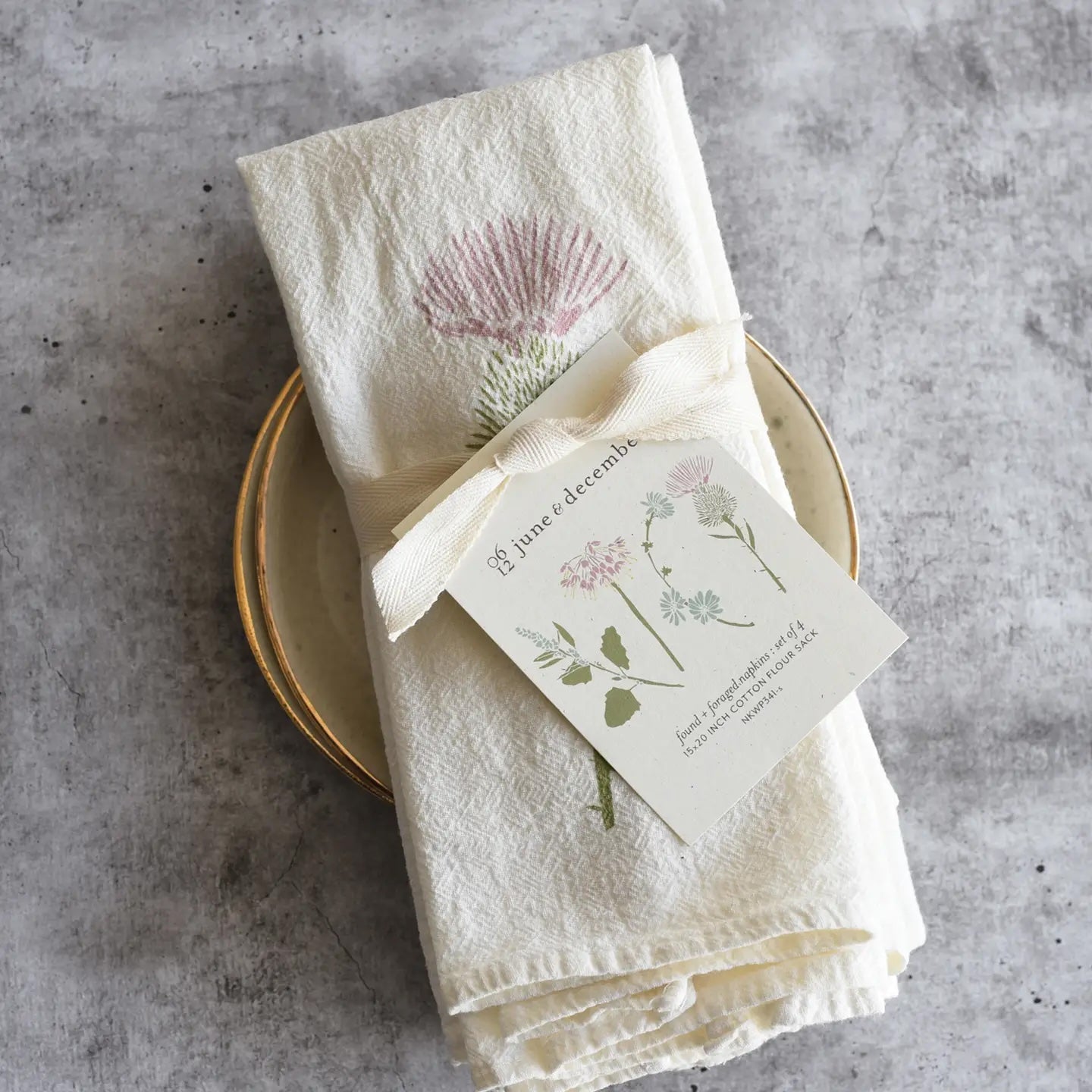 June & December Found + Foraged Napkin - Thumbnail 4