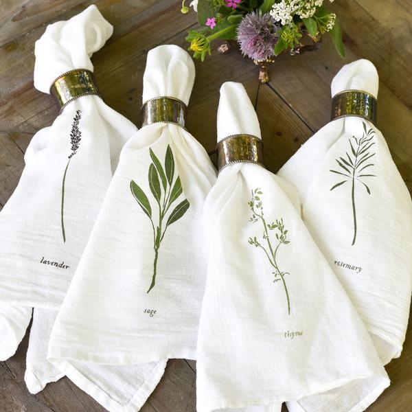 Garden Herbs Napkin Set