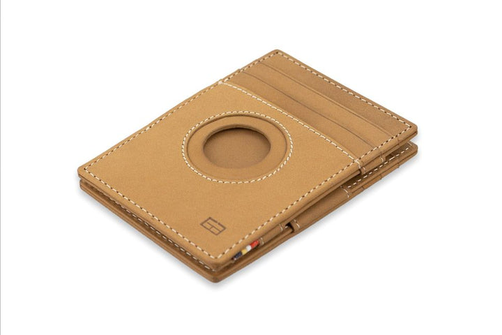 Garzini Essenziale Magic Wallet Airtag- Camel Brown