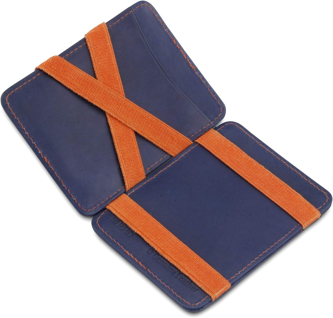Garzini Classics Magic Wallet- Blue Orange