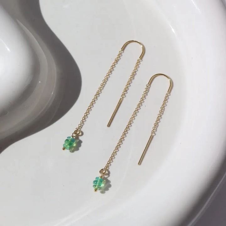 Green Opal Threaders