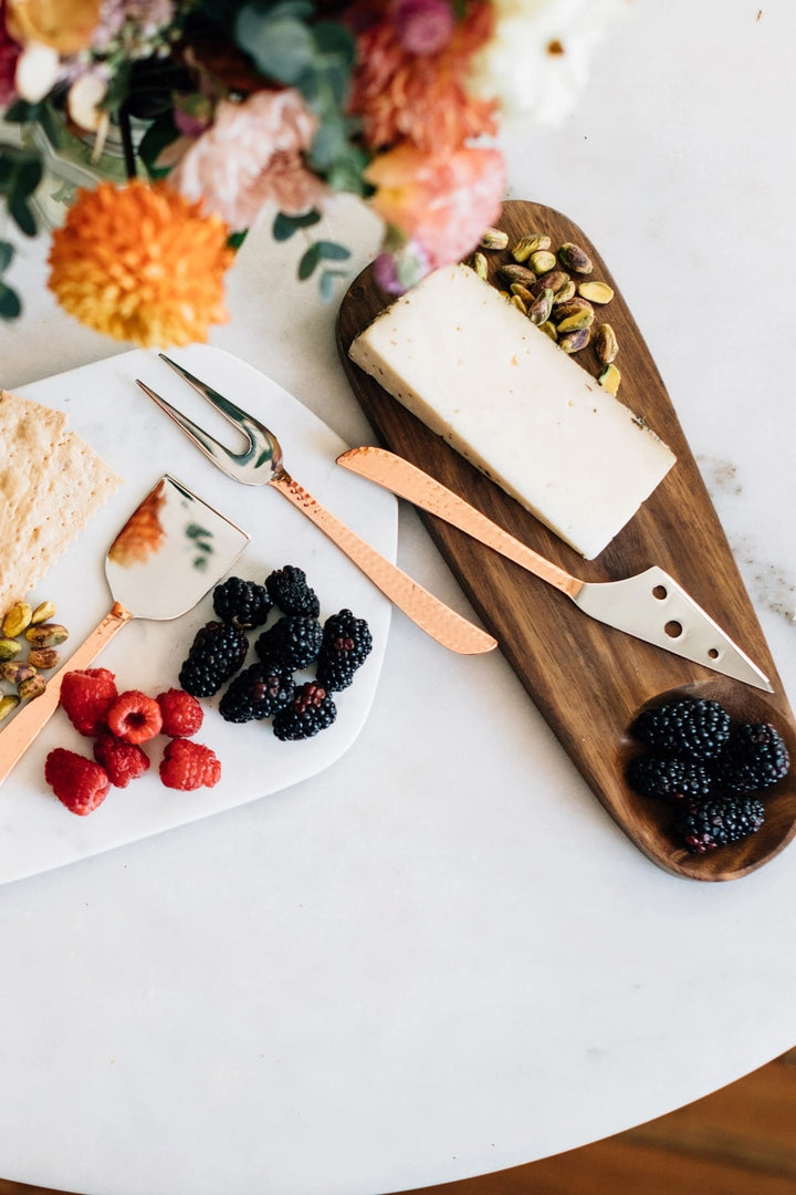 Hand Hammered Cheese Servers