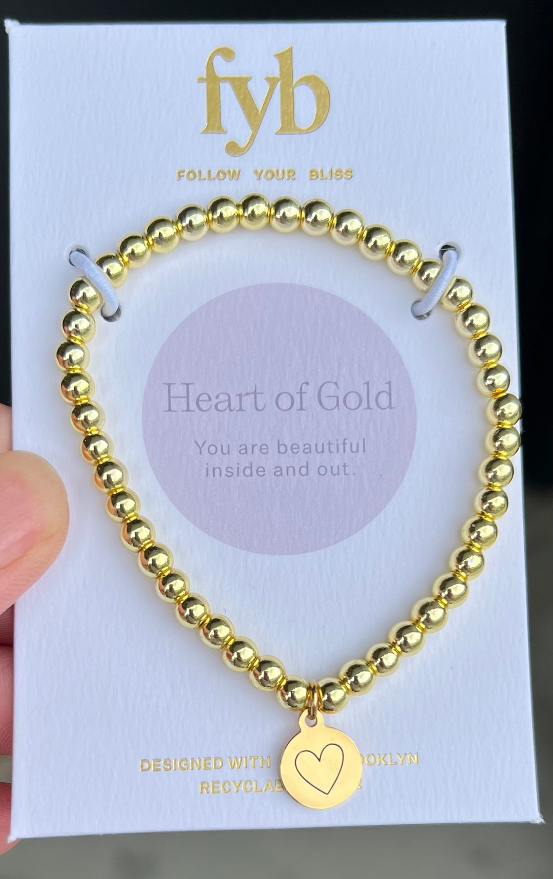 "Heart of Gold" Bracelet
