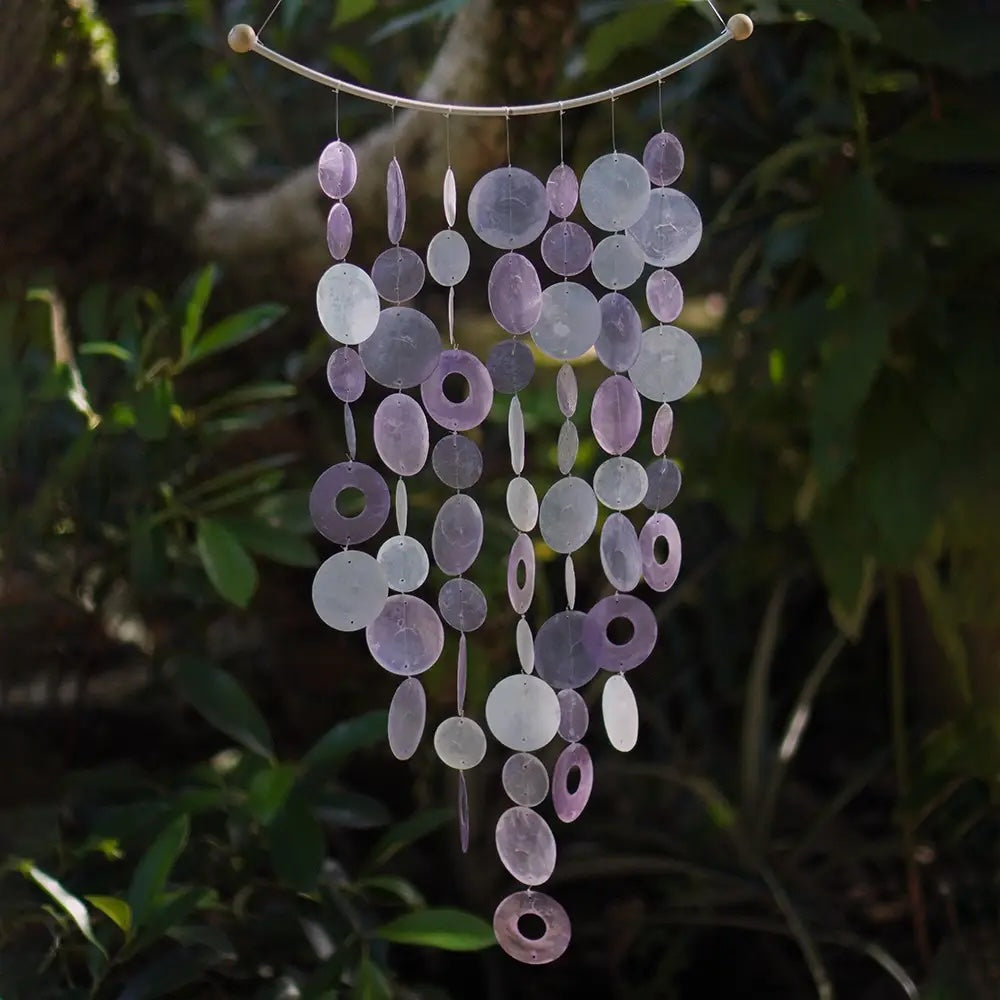 Inverted Arch Wind Chimes- Lavender