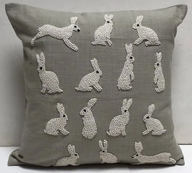 Knotty Rabbit Pillow