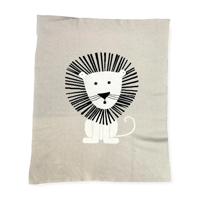 Lion King Knit Baby Blanket (Organic)