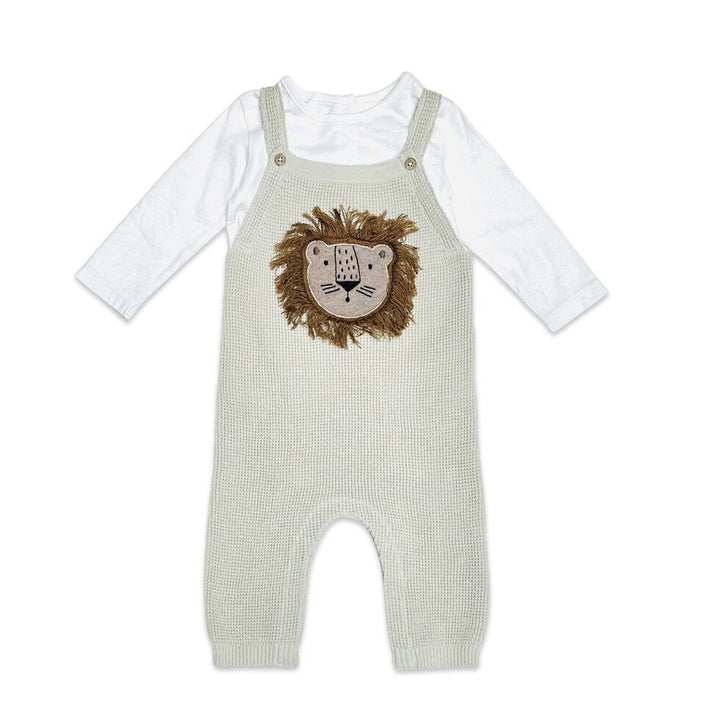 Lion Applique Baby Jumpsuit