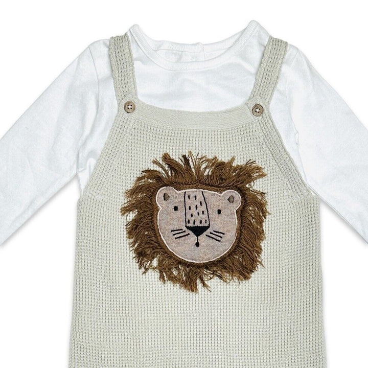 Lion Applique Baby Jumpsuit