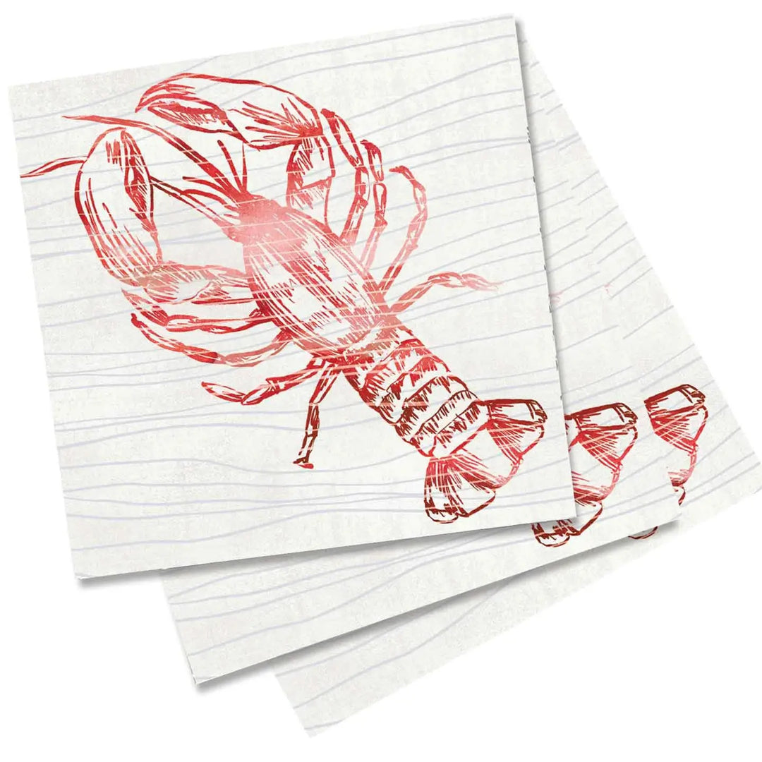 Lobster Decorative Cocktail Napkins