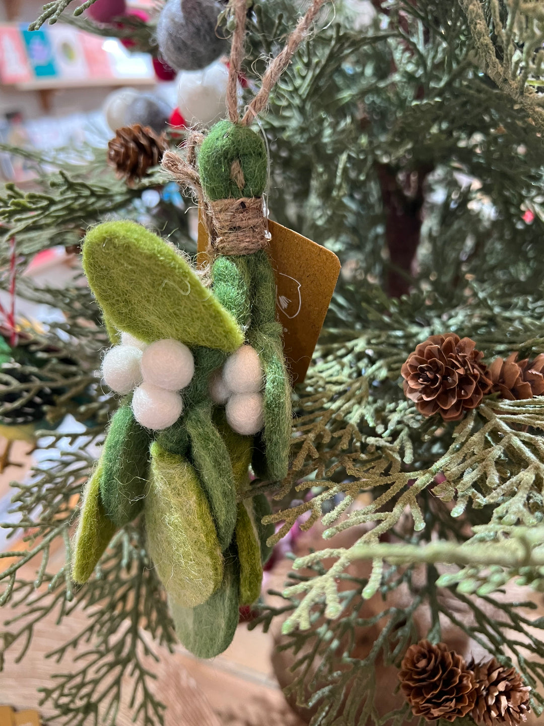 Felt Ornament- Mistletoe Sprig