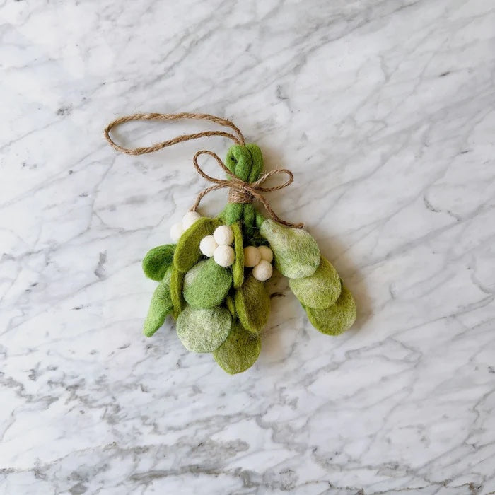 Felt Ornament- Mistletoe Sprig