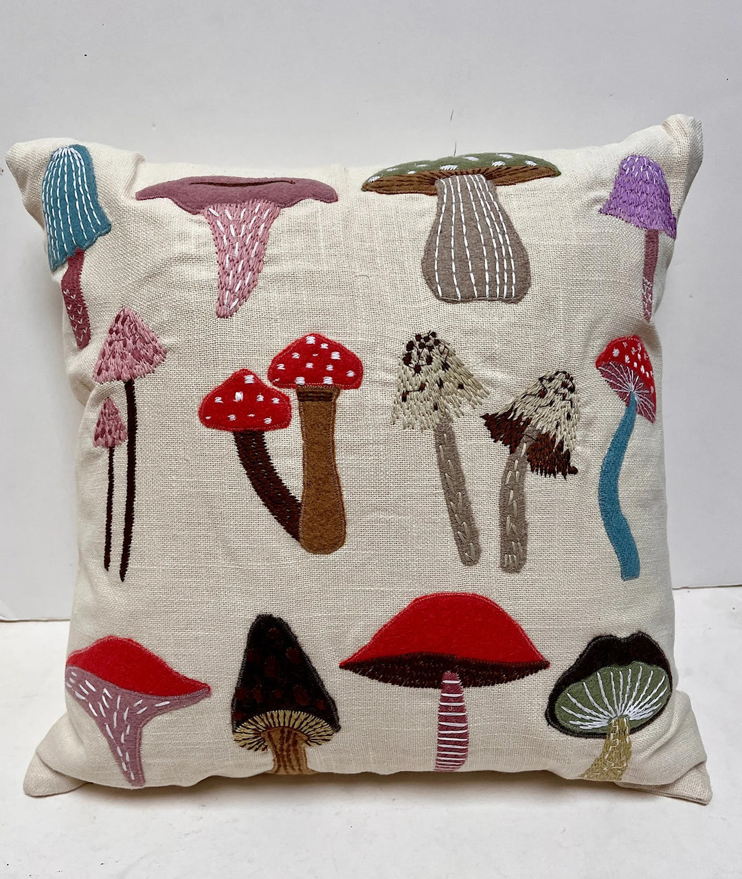 Multi Mushroom Pillow