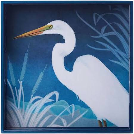 Night Egret Tray
