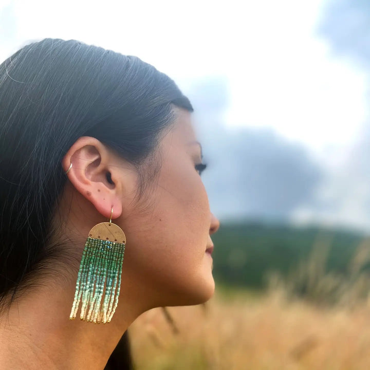 Ombre Fringe Earrings