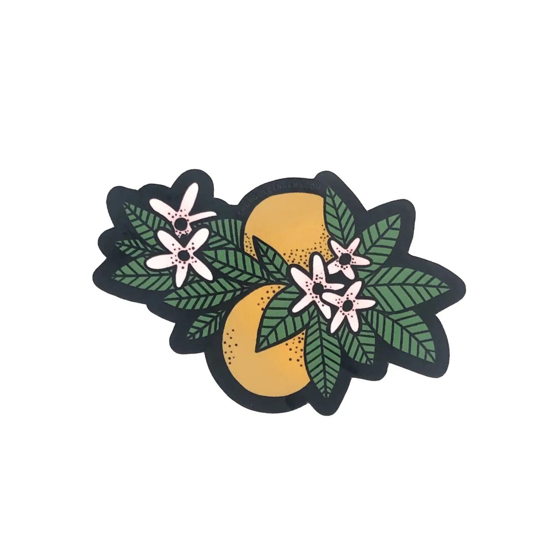 Orange Blossom Sticker