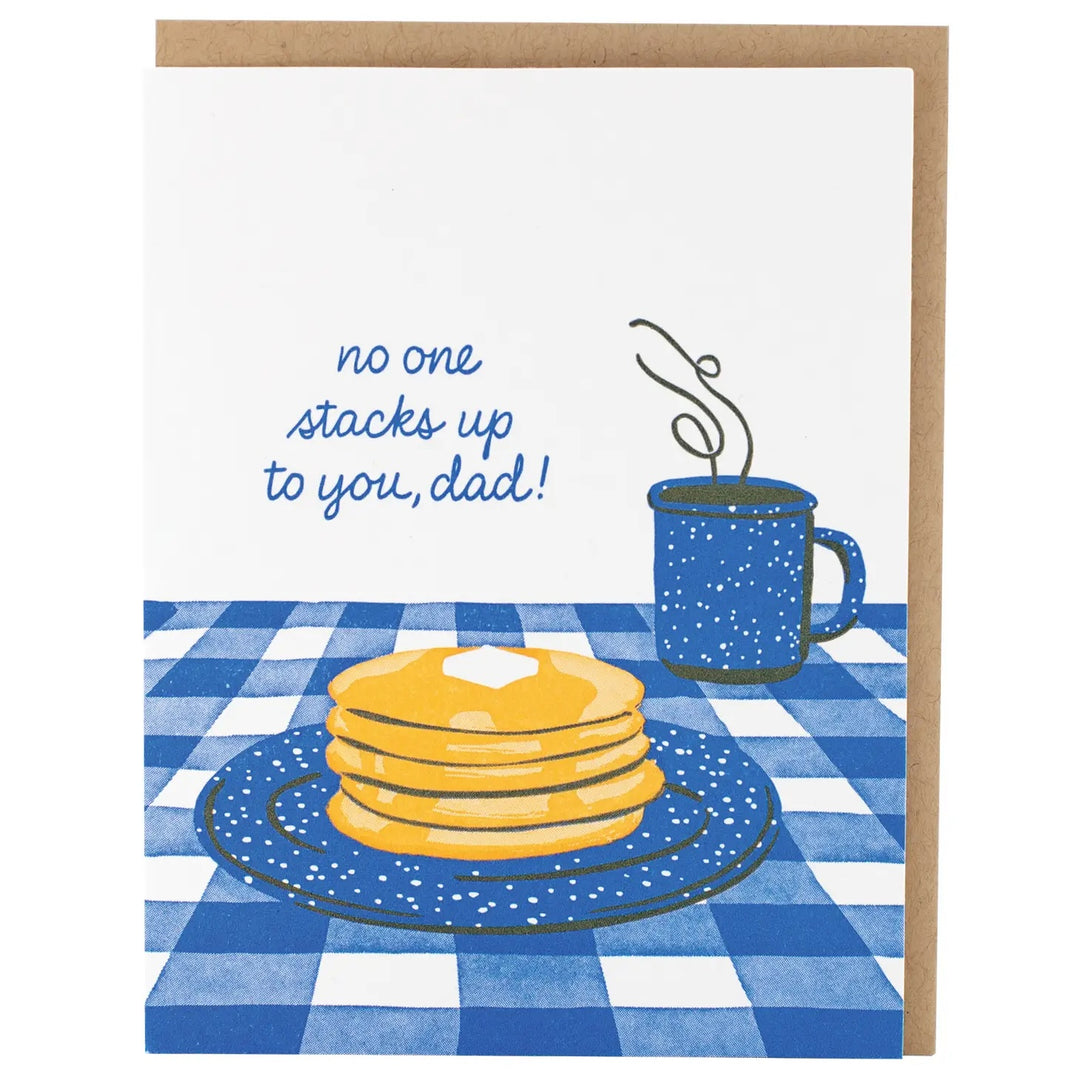 Pancake Breakfast Dad Card