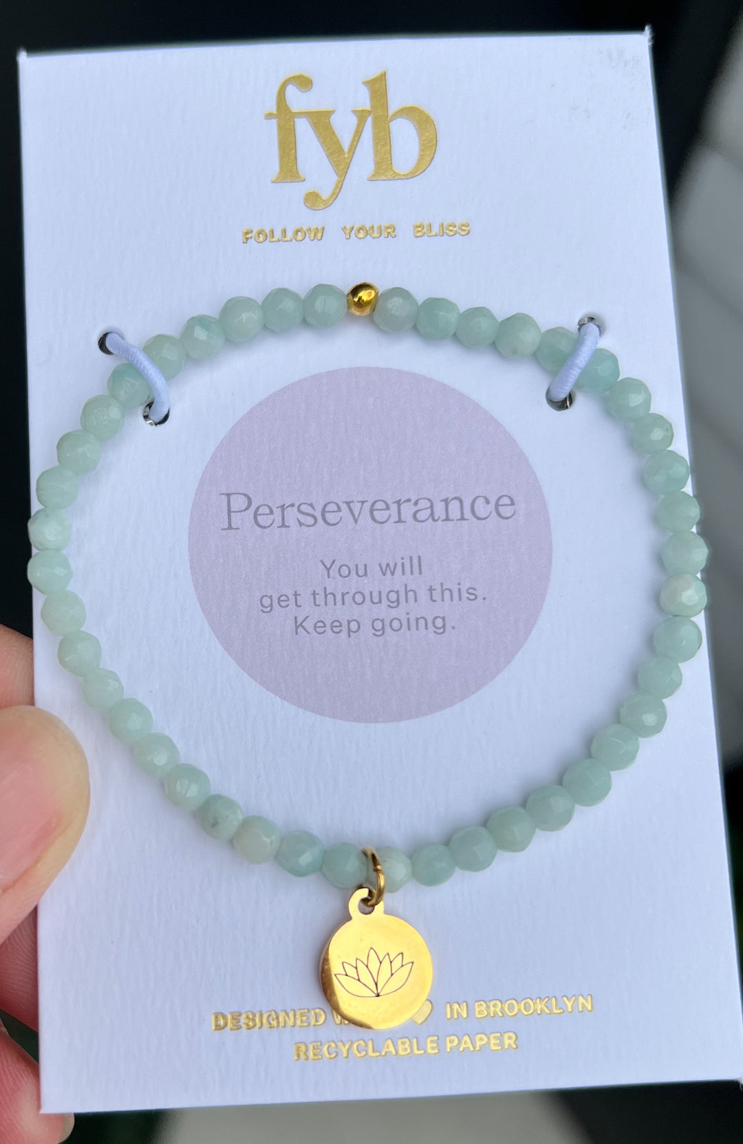 Amazonite "Perseverance" Bracelet