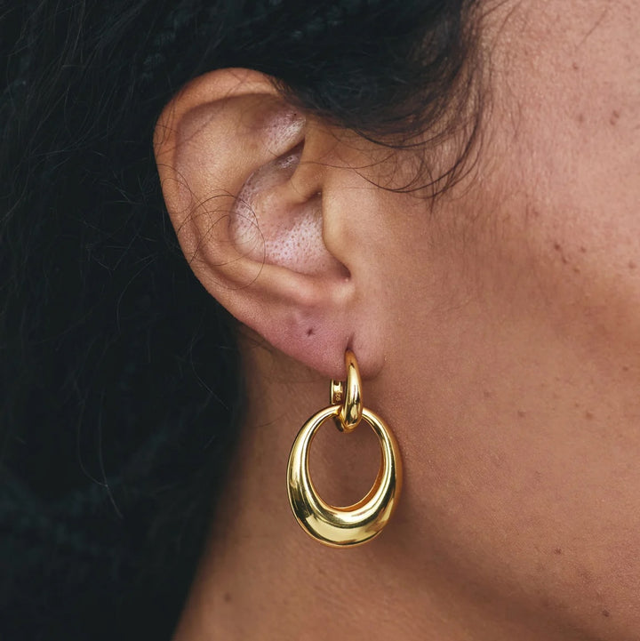 Petra Gold Hoop Earrings