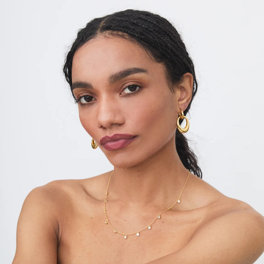 Petra Gold Hoop Earrings