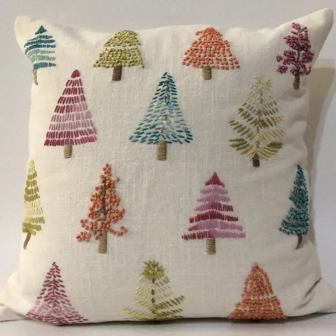 Pine Tree Throw Pillow