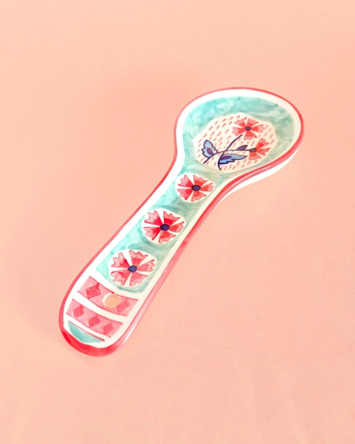 Playful Poppies Spoon Rest