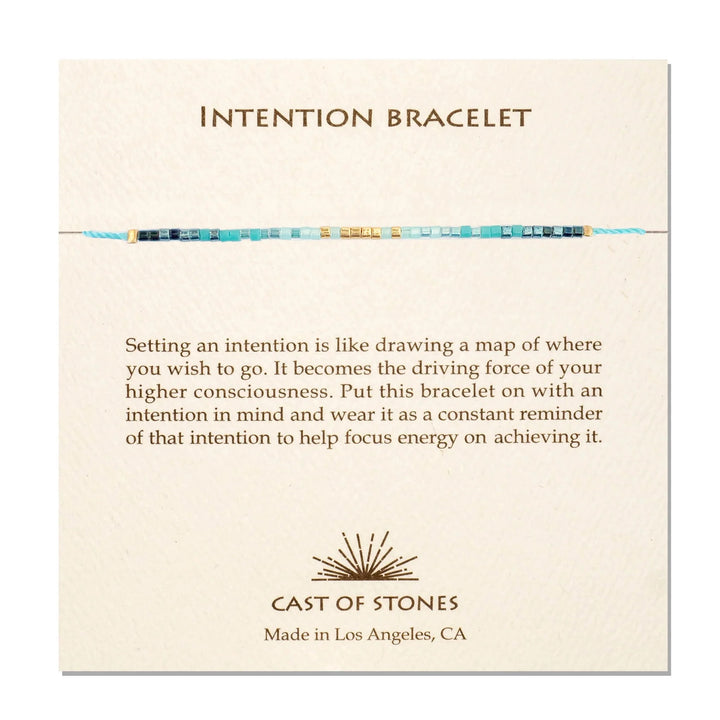 Intention Bracelet- Radiant Aqua