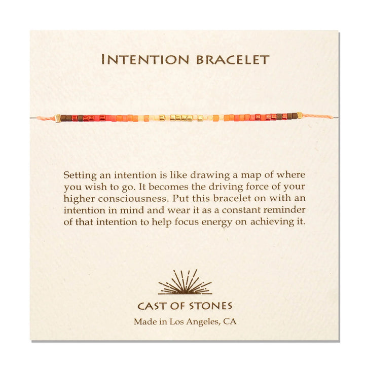 Intention Bracelet- Radiant Orange