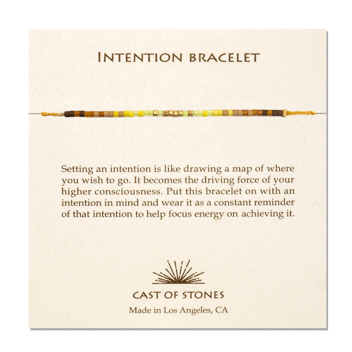 Intention Bracelet- Radiant Yellow