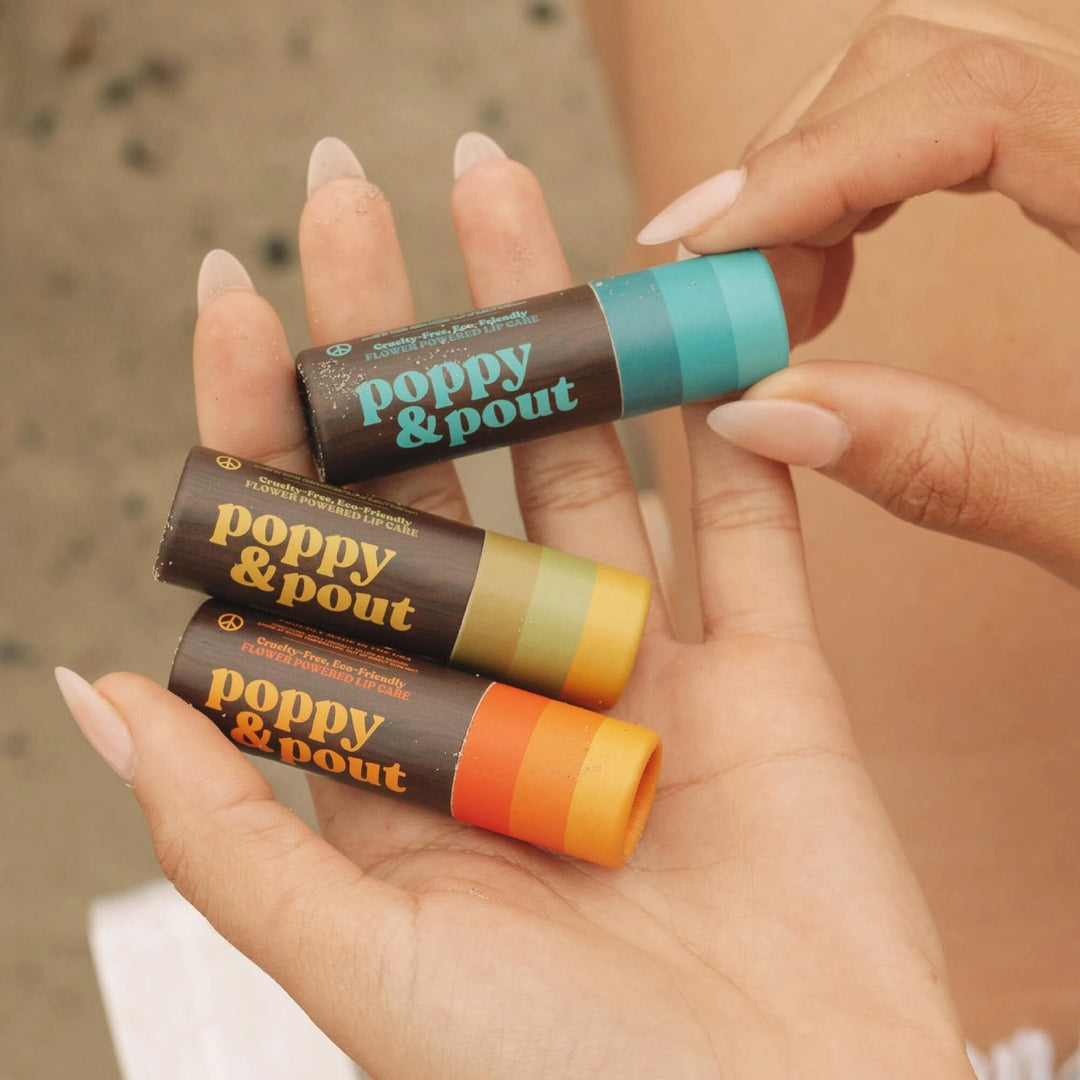 Collection of Retro Surf chapstick by Poppy and Pout