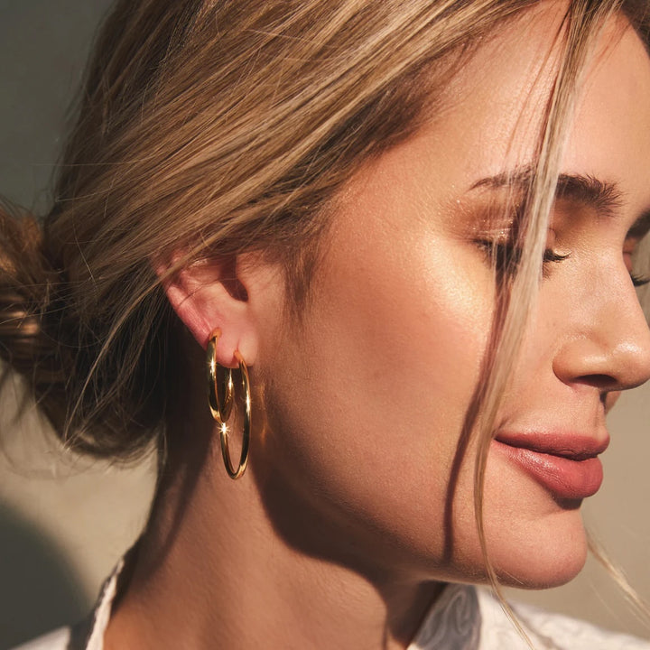 Robin Gold Hoop Earrings