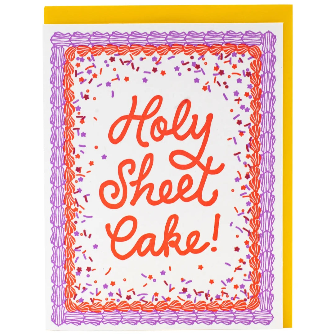 Sheet Cake BDay Card