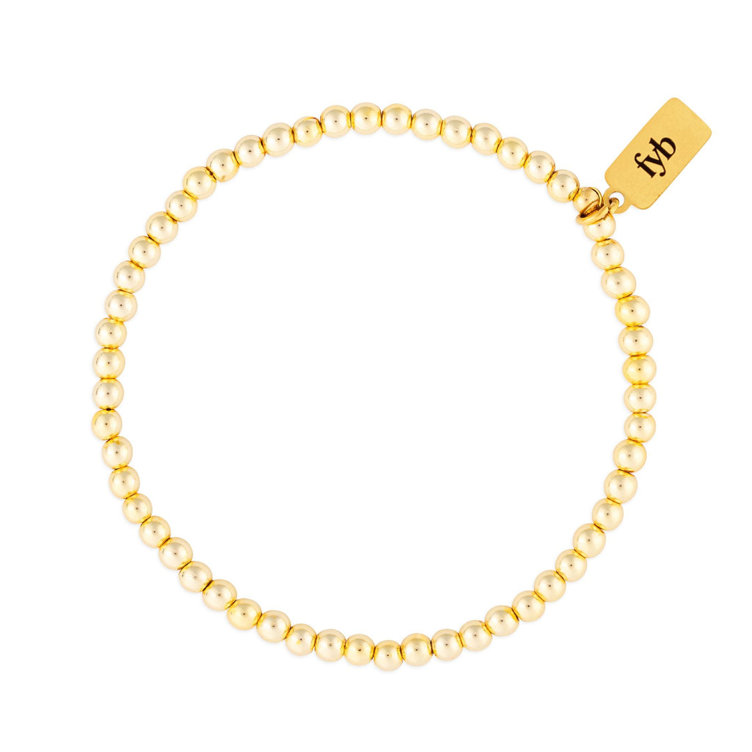 Mini Staples Gold Bracelet