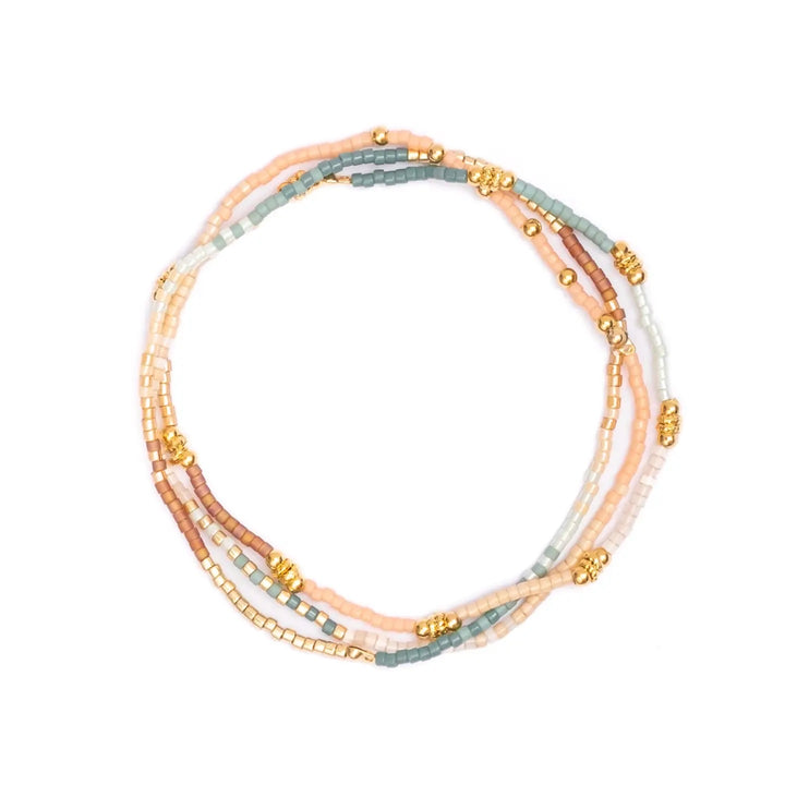 Beaded Stretch Bracelet- P/A/T