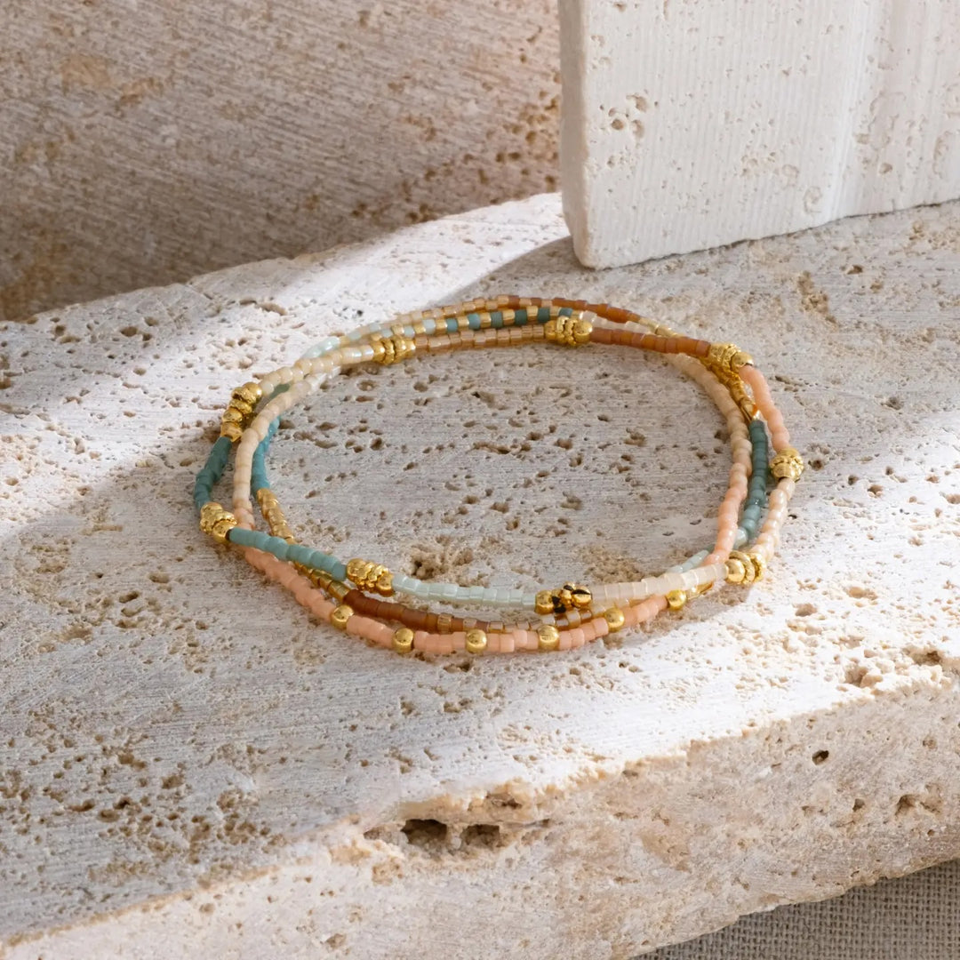 Beaded Stretch Bracelet- P/A/T