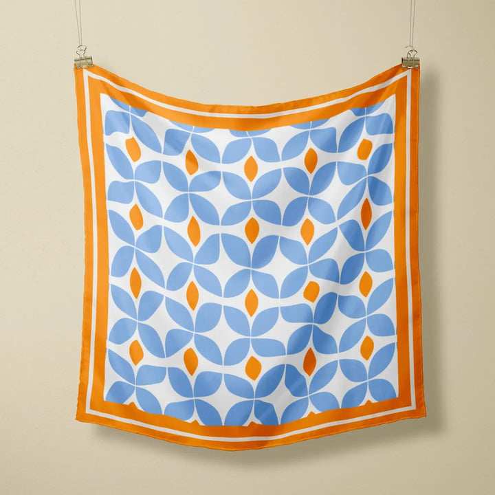 Tangerine Blue Scarf