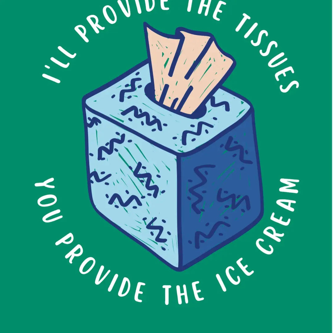 Tissues and Ice Cream Card